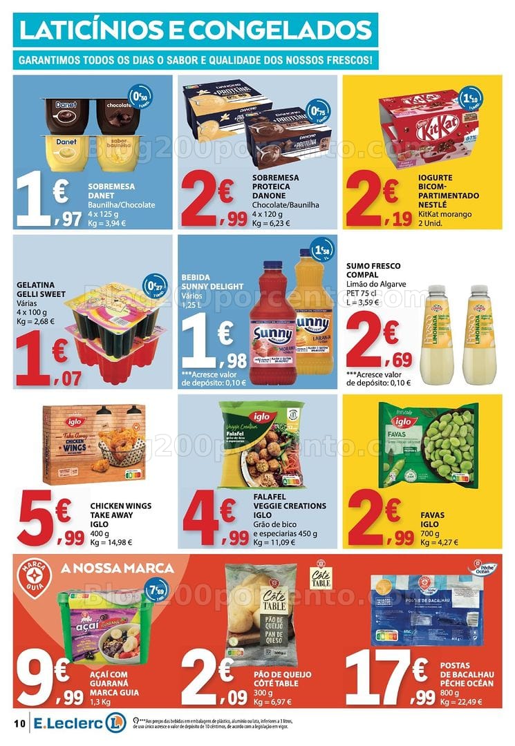 Antevisão Folheto E-LECLERC Promoções de 30 julho a 5 agosto